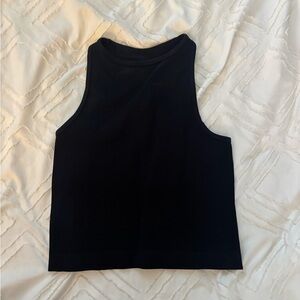 Black Sleeveless Women's Top